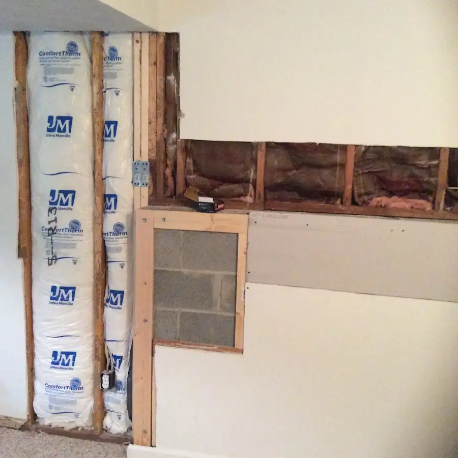 Wall insulation replacement during Odor Removal & Deodorization in Upper Macungie